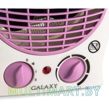 Тепловентилятор Galaxy Line GL8176 (белый/сиреневый) картинка 2
